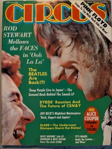 Circus Magazine June 1973 Rod Stewart, Beatles, Purple, Beck, Slade, Pink Floyd  - Picture 1 of 23