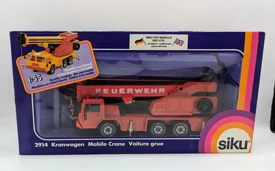Siku 2914 Faun Fire Mobile Crane Scale 1/55 Boxed  - Image 1 of 4