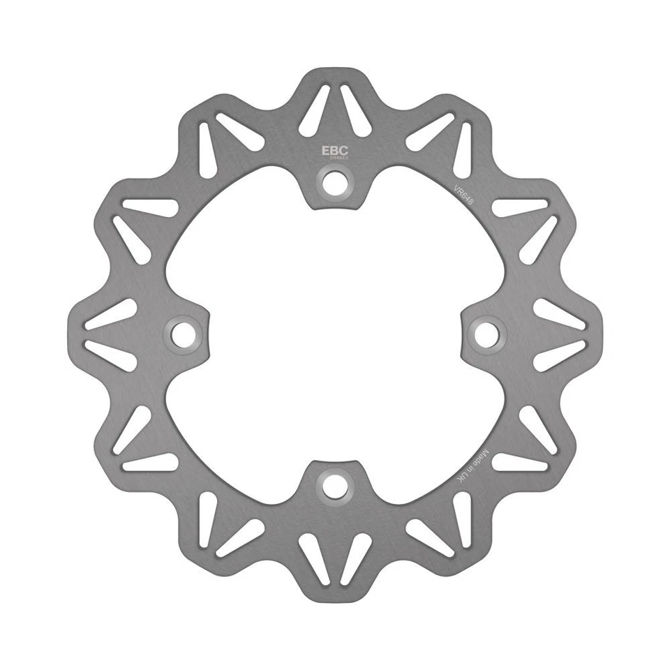 EBC V-Disc S/Aço Traseiro para Triumph Speed Triple 1050cc ABS 4 Pad Brembo 2007-11 - Imagem 1 de 1