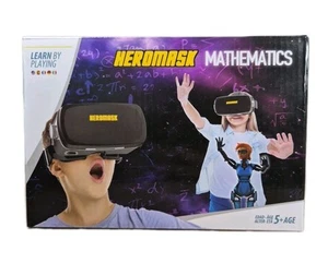 Heromask VR Headset + Maths Educational Games Times Tables Subtraction Kids 5+ - Picture 1 of 4