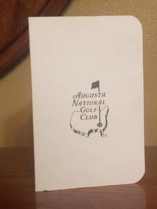 used AUGUSTA NATIONAL GOLF CLUB Scorecard Masters Golf Location - Picture 1 of 3
