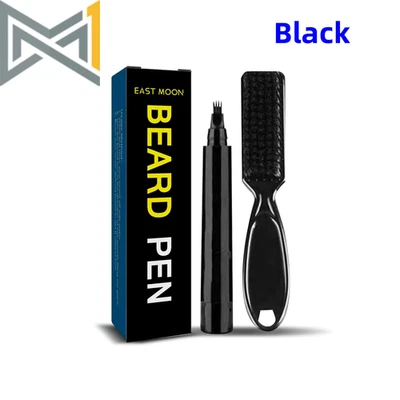 Beard Filler Pen Waterproof Pen Kit Beard Shaping Lasting Repair Moustache Color - Bild 1 von 4