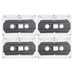 4 cintas de audio en blanco cintas de casete vacías de 30 minutos casete en blanco grabables - Imagen 1 de 12