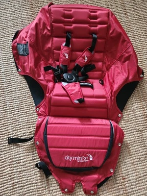 Cochecito Baby Jogger City Mini GT asiento individual - asiento de repuesto rojo *envío rápido* Foto 1 de 4