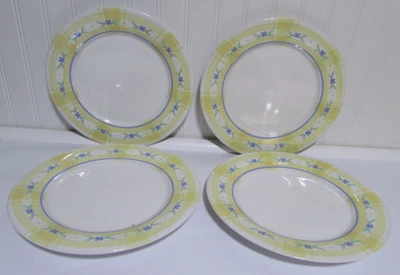 Pfaltzgraff  Summer Breeze  11" Dinner Plates  Set of 4  Stoneware Flowers - Image 1 of 4