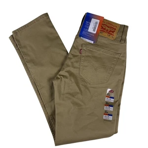 Levis 511 Jeans Mens 29x30 Khaki Slim Fit Stretch Modern Chino Pants 045113376 - Picture 1 of 7