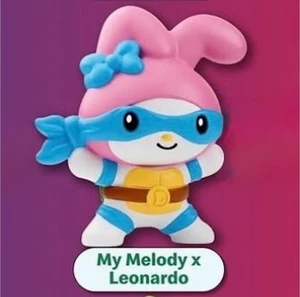 2025 Mcdonalds Hello Kitty & Teenage Mutant Ninja Turtles My Melody Leonardo - Bild 1 von 1