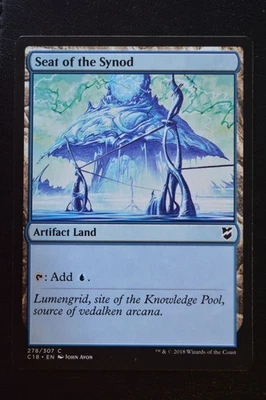 Magic The Gathering MTG SEAT OF THE SYNOD Commander 2018 LP Lightly Played - Image 1 of 2