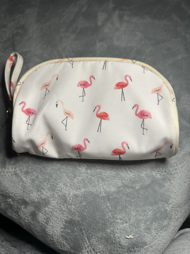 Pink Flamingo Make-up Bag - Image 1 of 4