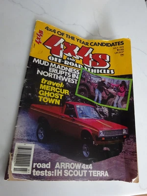 4x4s AND OFF-ROAD VEHICLES Magazine JULY 1979 ARROW 4X4 IH SCOUT  TERRA As Is - Image 1 of 4