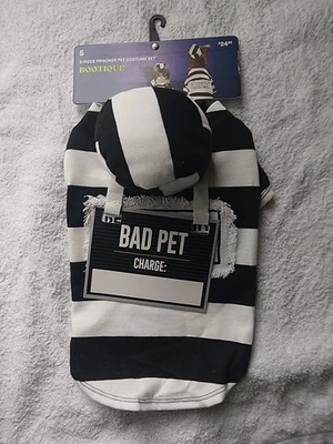 Disfraz de Halloween para perro mascota mala prisionera / Talla S - Raza pequeña / NUEVO Foto 1 de 4