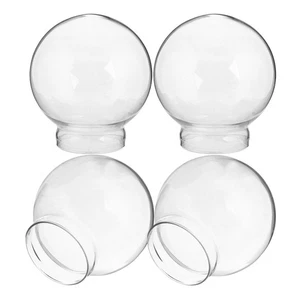4 Pcs Crystal Ball Cover Travel Snow Globe Ornament Craft Glass Container - Picture 1 of 12