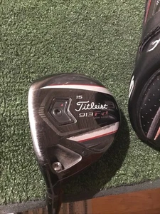 Titleist Left Handed 913F-d 15* 3 Wood Tour X-Stiff RIP Phenom 80g Graphite 42” - Picture 1 of 12
