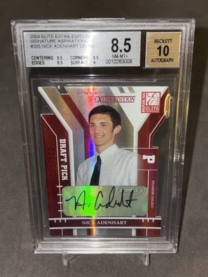 2004 Donruss Elite NICK ADENHART Signature Aspirations Auto Autograph 34/100 BGS - Image 1 of 3