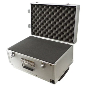 Strong Durable Aluminium Trolley Flight Case Camera Music Equipment Tool Storage - Picture 1 of 8