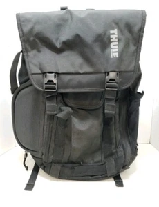 THULE Suède Sac à Dos Sacoche Ordinateur Portable 25L Noir Gris Foncé | 18" x 12" x 6" - Photo 1/13