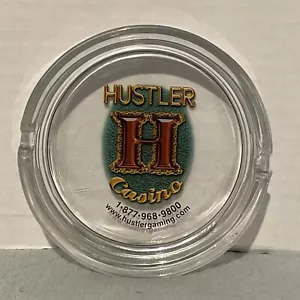 Posacenere Hustler Casino in vetro trasparente 4" - Foto 1 di 4