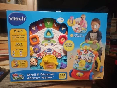 VTech Stroll and Discover Activity Walker New Sit To Stand - Image 1 of 2