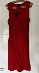 Supertrash Draped Red Dress S BNWT - Picture 1 of 8