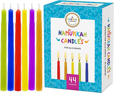 Menorah Candles Chanukah Candles 44 Colorful Hanukkah Candles Best New