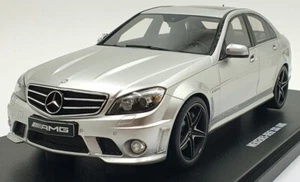 GT Spirit 1/18 Scale Resin GT462 - Mercedes Benz C63 AMG - Silver - Picture 1 of 5