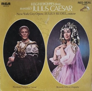NORMAN TREIGLE Ópera Bajo Barítono Escaso Autografiado Álbum JULIUS CAESAR - Imagen 1 de 2