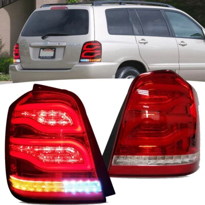Luces traseras LED VLAND para Toyota Highlander 1ª generación (XU20) 2001-2007 luces traseras Foto 1 de 4