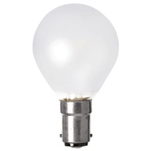 Lusion Fancy Round Halogen Light Bulb B15 240V 28W Pearl 30215 - Picture 1 of 6