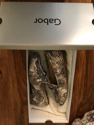 Schuhe Damen 36 neu Gabor Python  - Bild 1 von 4