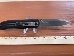 CRKT Ignitor 6865 Folding Pocket Knife Black Nice Condition