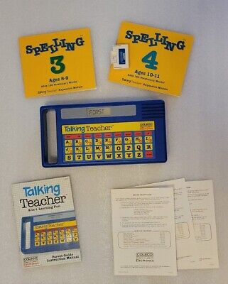 Coleco Talking Teacher 1985 With Cartridge & Original Packaging Tested Vintage