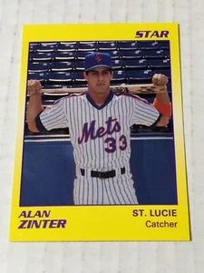 1990 Star Company ALAN ZINTER St. Lucie Mets Minor League Card! El Paso, Texas - Picture 1 of 1