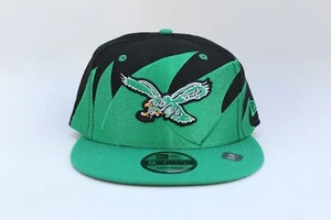 Philadelphia Eagles New Era Sharktooth Wave NFL Kelly Green Saquon Barkley - Picture 1 of 4