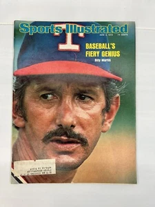 Sports Illustrated Baseball's Fiery Genius Billy Martin 2. Juni 1975 - Bild 1 von 3