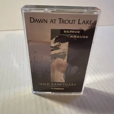 VTG HTF Dawn At Trout Lake-Bernie Krause-Wild Sanctuary Music 1994 Cassette Tape - Image 1 of 4