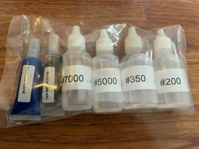 TEKNO RC SCT410.3 EB482.0 Eb410 ET410 Diff & Shock Oil & Threadlock Set New - Image 1 of 2