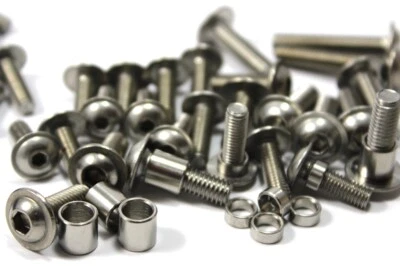 Ducati 1098 1198 848 Stainless Steel Fairing Bolts & Screen Bolts Only Kit - Изображение 1 из 4