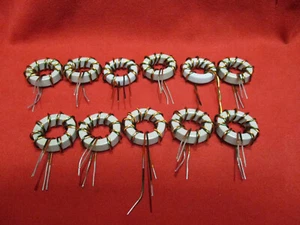 Magnetics Toroids 30mm OD X 17mm ID X 8mm Thick with Wire Qty 11 - Picture 1 of 7