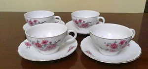 Vintage Royal Cup & Saucer sets x4. Made in Japan - Picture 1 of 12