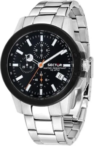 Orologio da polso Uomo SECTOR 480 R3273797005 Chrono Bracciale Acciaio Sub 100m - Foto 1 di 2
