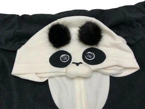XHILARATION Panda Ropa de Dormir Grande Unisex Poliéster Bolsillos Laterales Halloween FullZi - Imagen 1 de 7