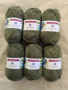 Dale of Norway Cotinga # 8672 Green Alpaca Merino Wool Blend Yarn - Picture 1 of 5