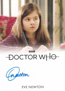2023 Doctor Who Series 1 - 4 Full Bleed Autograph Card signed by Eve Newton
