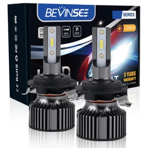 2x H7 LED Headlight Bulbs Adapters White 60W Low Beam For Nissan Qashqai J10 - Picture 1 of 12