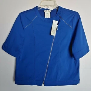 Neu mit Etikett Professional kobaltblauer Kurzarmblazer Small petite - Bild 1 von 8
