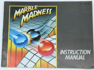 Nintendo - Marble Madness (NES) Instruction Manual Only - Good condition - Picture 1 of 4