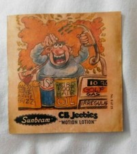 1977 Sunbean CB Jeebies Iron-On #8 Motion Lotion