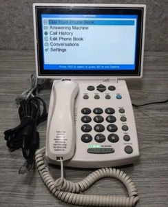 Ultratec CapTel 880i Telephone Extra Large Captioning Screen Wi-Fi Hearing Loss - Zdjęcie 1 z 10