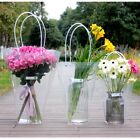with Handle Bouquet Carrier Bag Transparent Clear Tote Bag Hand Gift Bag