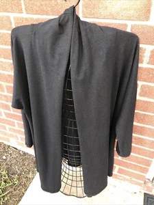 Peter Millar Golf Women's Lava Wash Casual Cardigan SZ Medium Black #LF21K - Picture 1 of 13